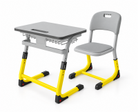 Комплект ученический одноместный Smarty, стул пластик, рост 3-5/5-7