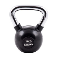 Гиря обрезиненная с хромированной ручкой PROFI-FIT, 10 кг